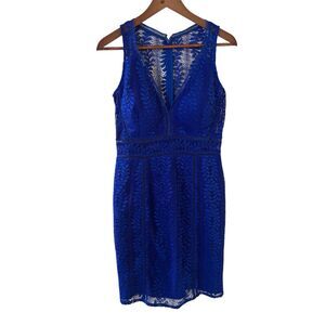 NWT Babydoll‎ Floral Womens Midi Dress Hoco Lace Sheer Size Large Romantic